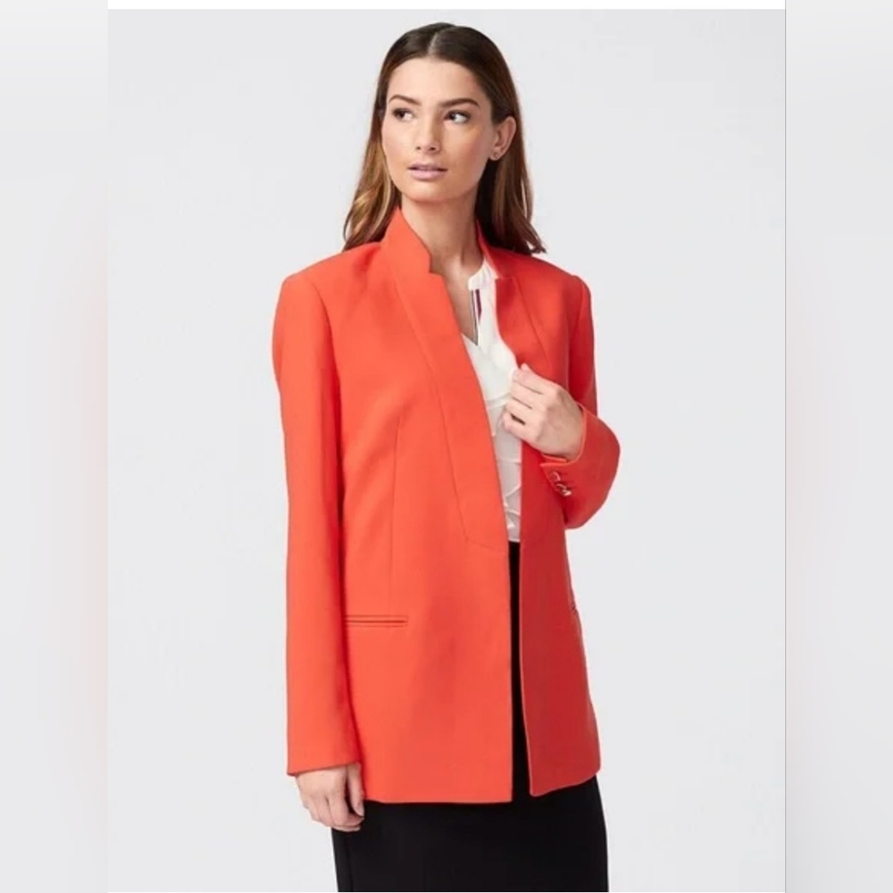 NWOT Tommy Hilfiger Orange Blazer Size 10